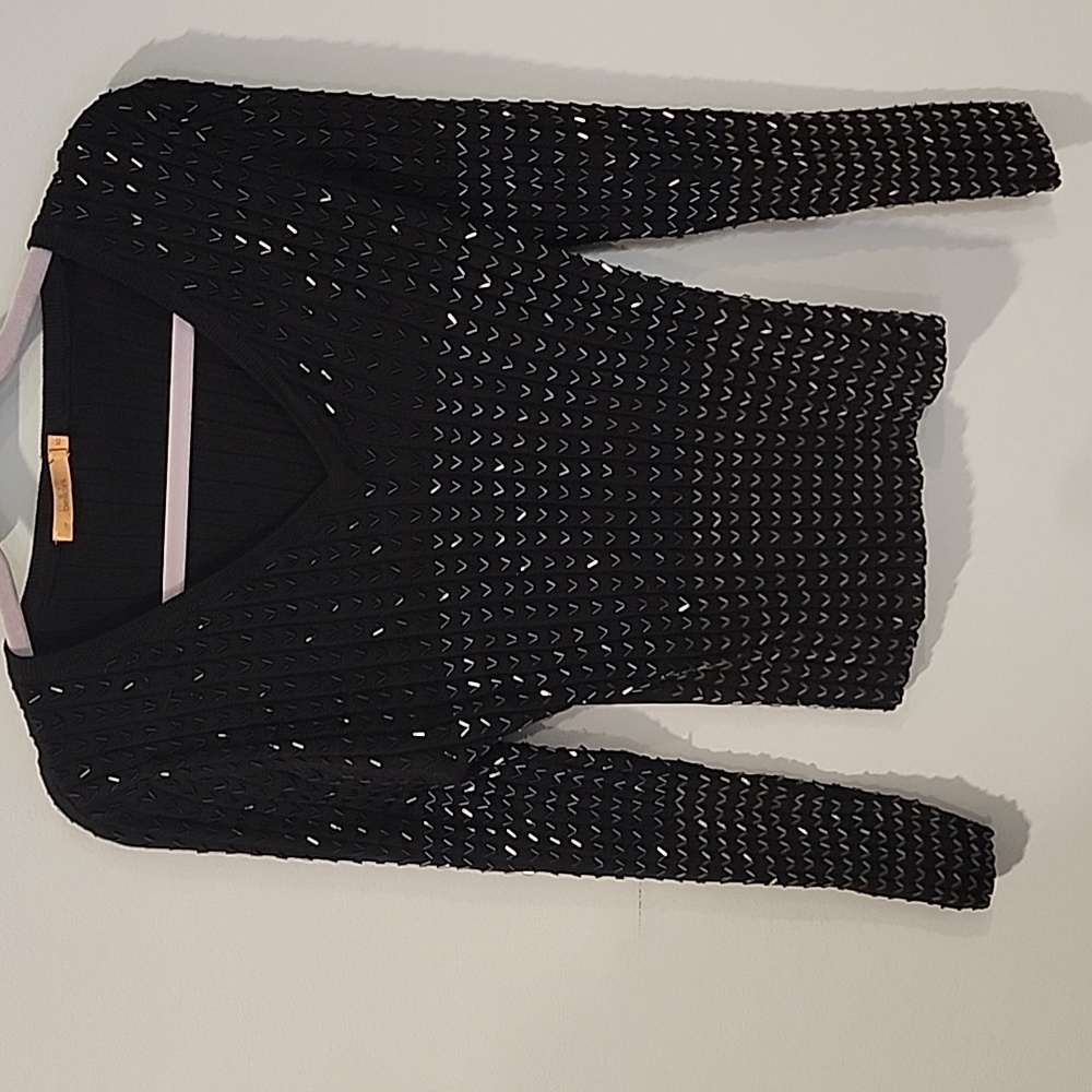 Belldini black embellished sweater
